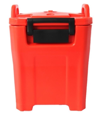 চার চাকার সঙ্গে 50L উত্তাপ স্যুপ ক্যারিয়ার স্টেইনলেস স্টীল ট্যাঙ্ক