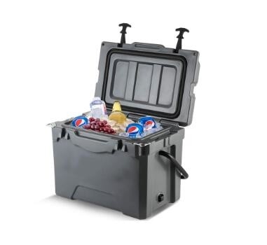 OEM 25QT পোর্টেবল রোটো মোল্ডেড আইস বক্স আউটডোর আইস ফিশিং ট্যাকল বক্স