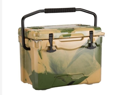 OEM 25QT পোর্টেবল রোটো মোল্ডেড আইস বক্স আউটডোর আইস ফিশিং ট্যাকল বক্স