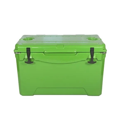 প্লাস্টিক 50 QT রোটোমোল্ডেড কুলার বক্স এলএলডিপিই ওয়াল পিইউ গঠিত নিরোধক