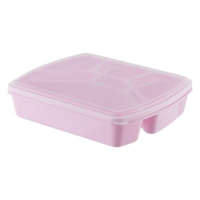 1280ml পুনঃব্যবহারযোগ্য বেন্টো লাঞ্চ বক্স 4 বগি